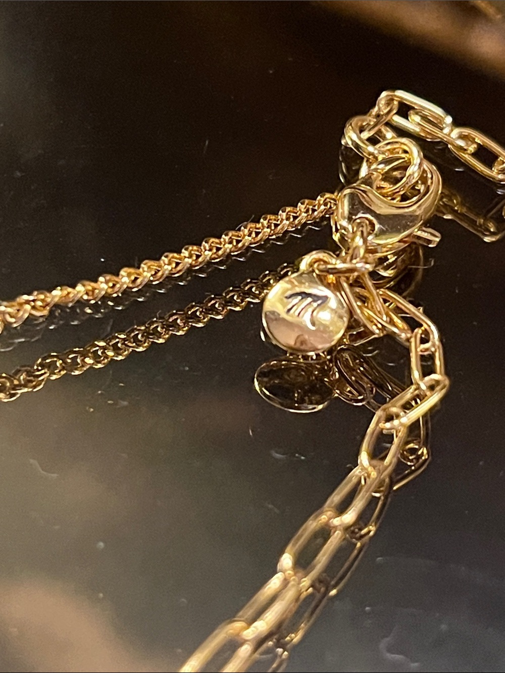 Madewell Mother of Pearl Horn Necklace - Picture 4 of 6